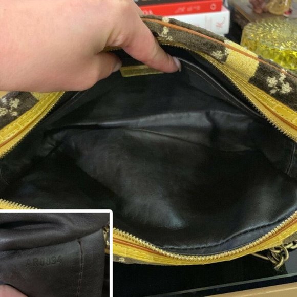 Louis Vuitton velvet Trompe L'oeil Trocadero bag - Picture 6 of 8